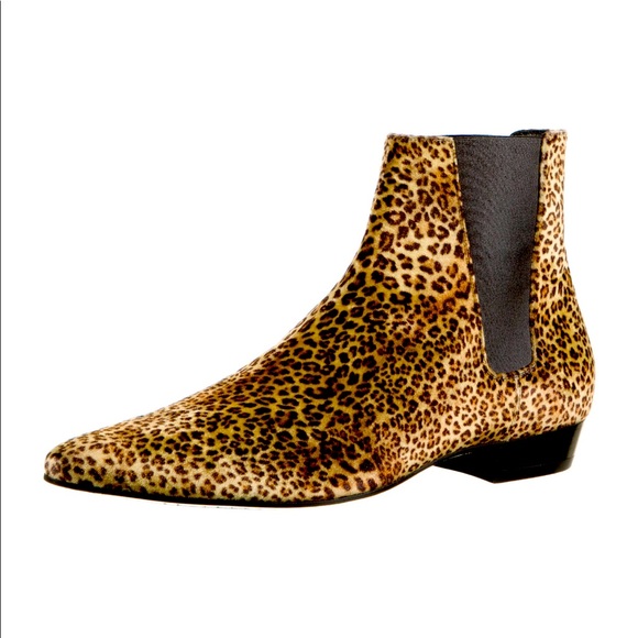 Saint Laurent Animal Print Devon Chelsea Boot - Picture 2 of 5